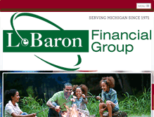 Tablet Screenshot of lebaronfinancialgroup.com